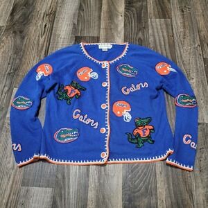 Women' Vintage Castle Sports Florida Gators Cardigan L NCAA College Football